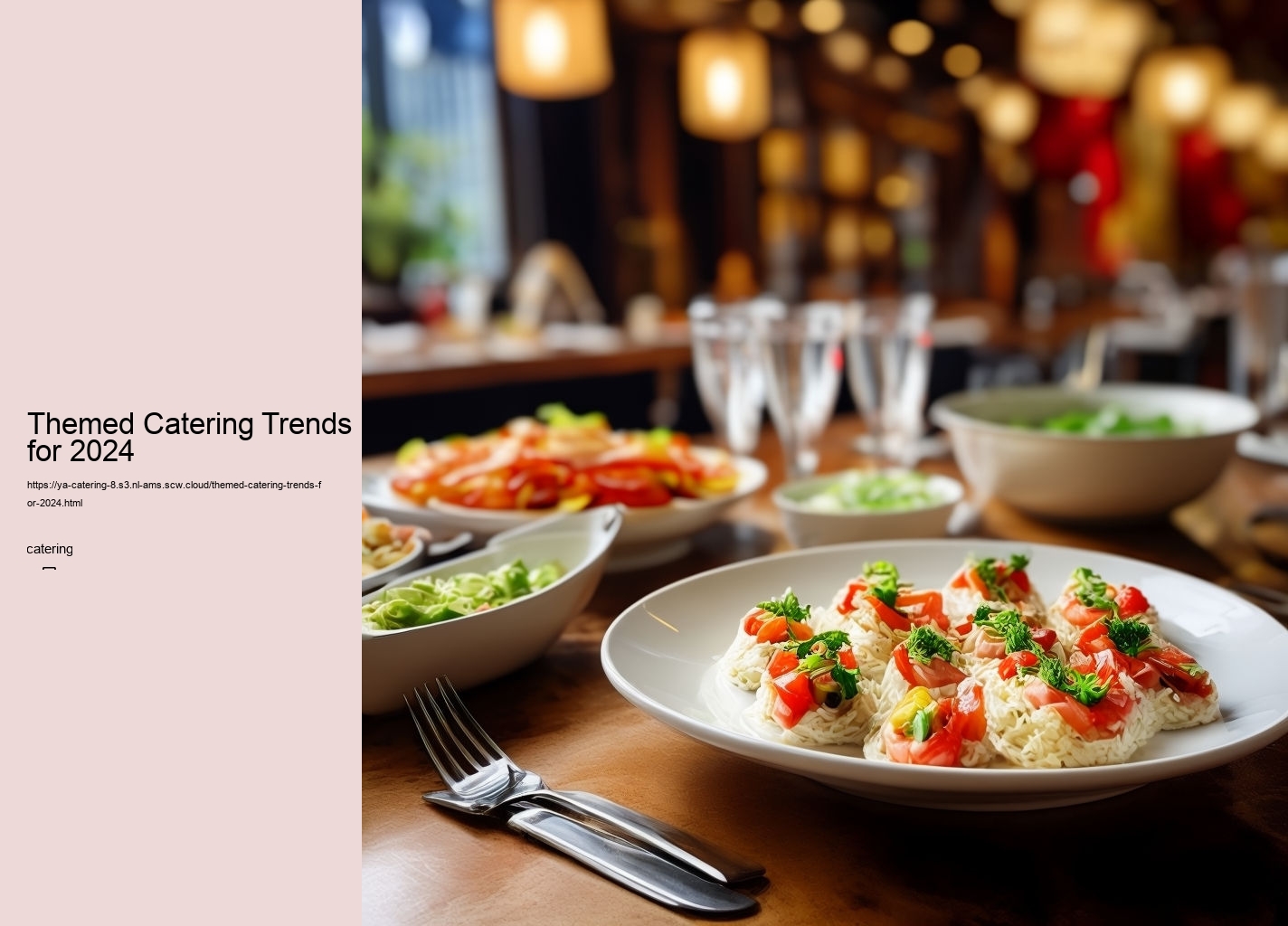 Themed Catering Trends for 2024